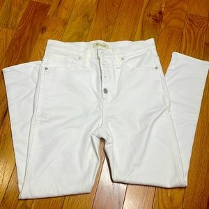 MADEWELL  10” High Rise Skinny Crop Jeans Size 29.